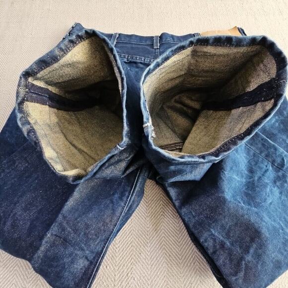 Levi's Jeans Men's W38 L32 501 Dark Wash 8% Metallic Thread PC9-00501-2749 - Picture 9 of 16